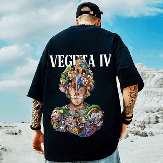 Vegeta IV Dragon Ball Oversized T-Shirt Anime for Men Women Inspired Cotton Tee Shirts Short Sleeve