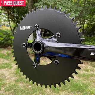 สินค้า Pass Quest 110BCD 5Claw โซ่จักรยานเสือภูเขา 42T-58T สําหรับ 3550 Apex สีแดง 110BCD Crankset