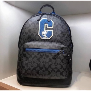 Coach x peanuts west backpack