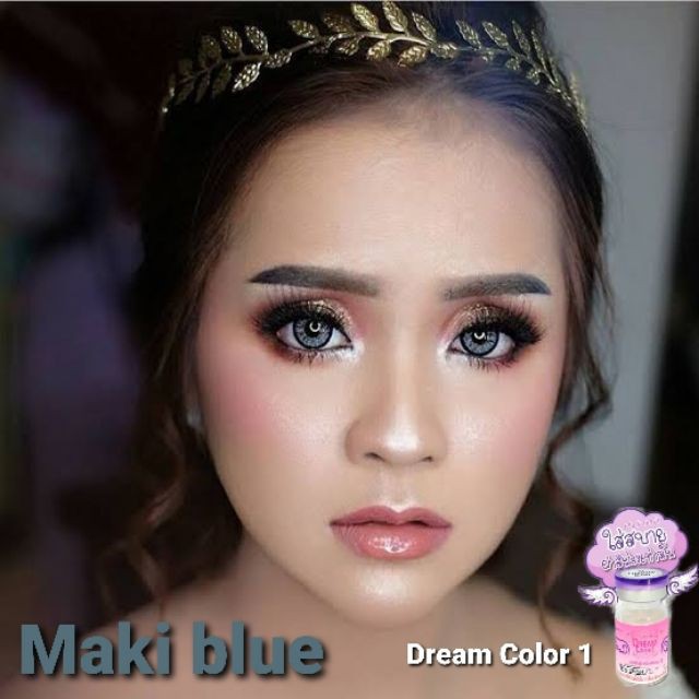 dream-color1-maki-blue-brown-gray-green-pink-contactlens-บิ๊กอาย-คอนแทคเลนส์-ราคาถูก-แถมตลับฟรี