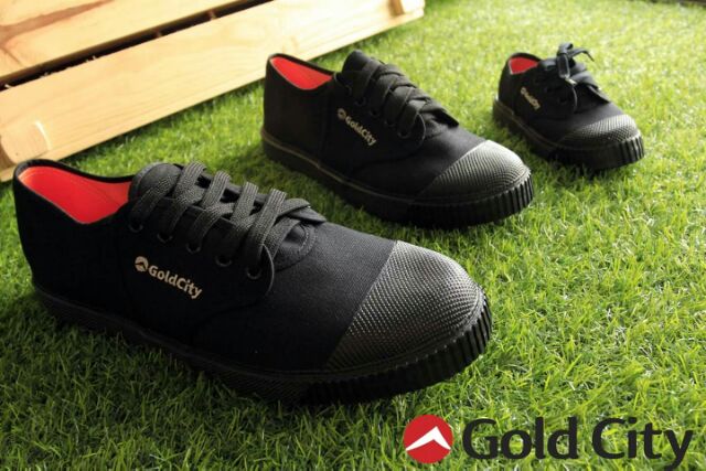 ผ้าใบนักเรียน-gold-city-สีดำ-size-47-50-big-size