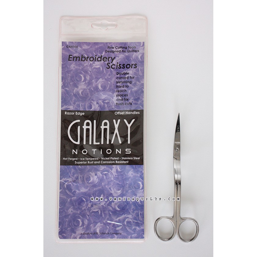 กรรไกรงานปัก-ปลายโค้ง-embroidery-scissors-ของ-galaxy-usa-รหัส-galaxy0006