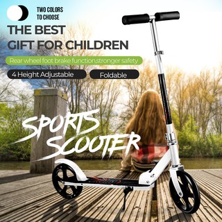 ภาพขนาดย่อของภาพหน้าปกสินค้าสกู๊ตเตอร์ ผู้ใหญ่ Scooter Adult Scooter เพื่อรองรับน้ำหนักได้ถึง 100 kg และสามารถปรับระดับความสูงได้ 102 เซนติเมตร จากร้าน good_mood_shop บน Shopee