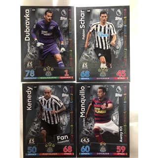 2018-19 Topps Match Attax Newcastle