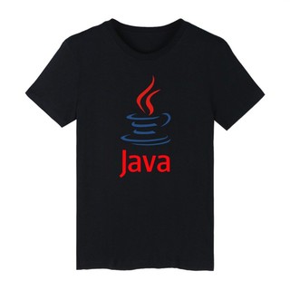 ราคาAlimoo JAVA Programmer  มีไซส์ใหญ่ ผู้ชาย &amp; ผู้หญิง เสื้อยืดคอกลม ผ้าฝ้ายแขนสั้นสำหรับผู้ชาย XXS 4XLS-3XL