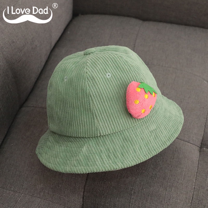 cute-fruit-corduroy-baby-hat-spring-autumn-breathable-kids-bucket-sun-hat-outdoor-children-baby-girl-boy-fisherman-caps