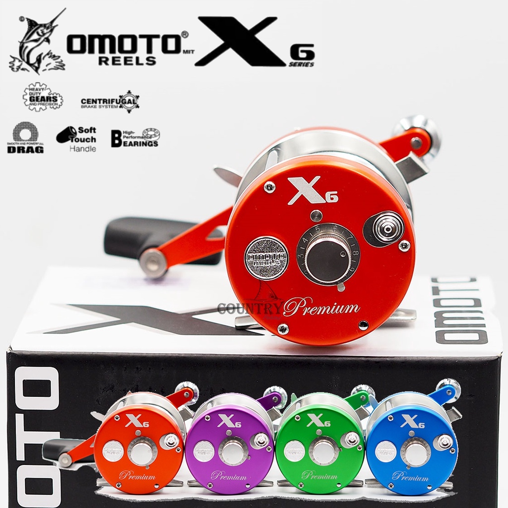 รอกเบท-omoto-x6-หมุนขวา-สีสวย-งานหนักสบายๆ