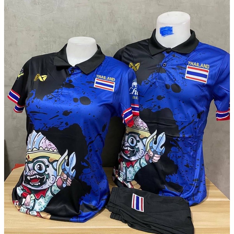 ภาพหน้าปกสินค้าเสื้อกีฬา หนุมาน ทีมชาติไทย จากร้าน pawirin_sport บน Shopee