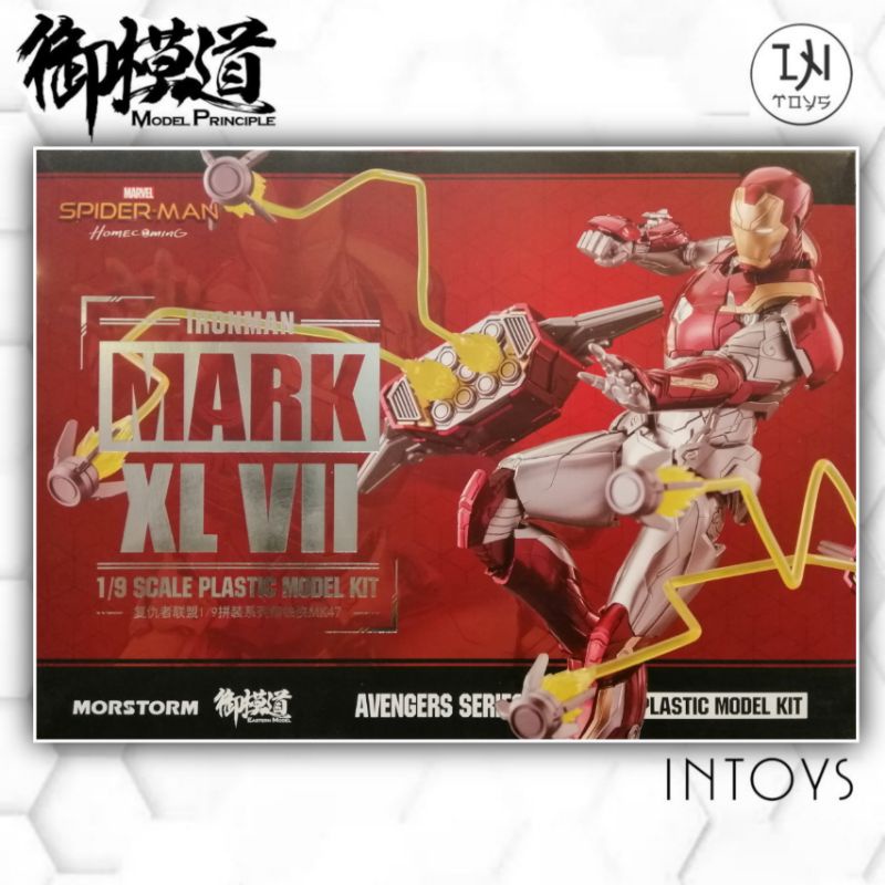 E-MODEL 1/9 IRON MAN MARK 47 / MARK XL VII (DELUXE VER.) (PLASTIC MODEL ...