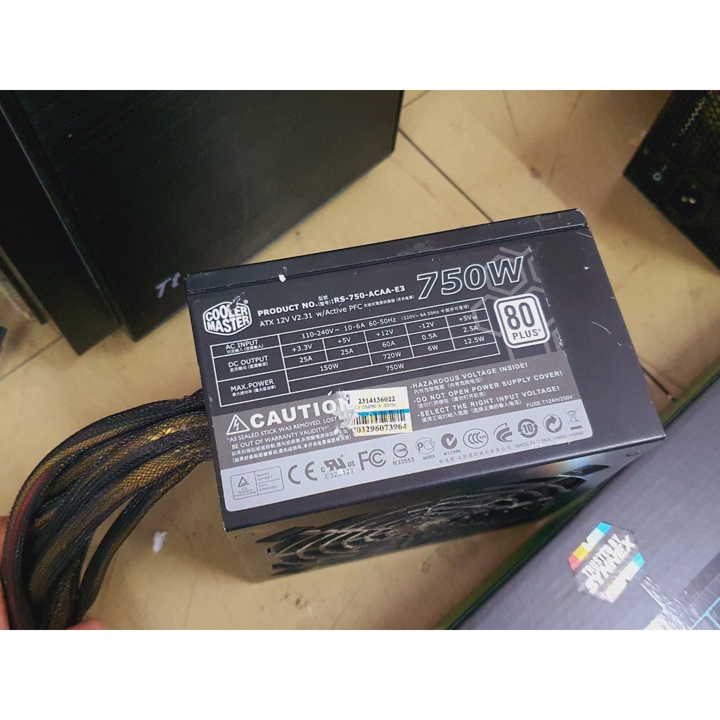Power supply Cooler Master GX RS-750-ACAA-E3 750W 80 Plus Bronze ATX ...