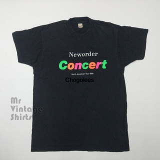 [100% Cotton] ใหม่ Order 1989 เสื้อยืด วินเทจ คอนเสิร์ต ส่งฟรีทั่วโลก
