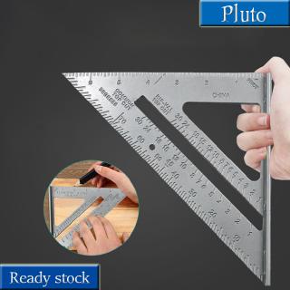 Triangle Rule 90 Degree Thickening Angle Rule Aluminum Alloy Carpenter Measurement Square Ruler