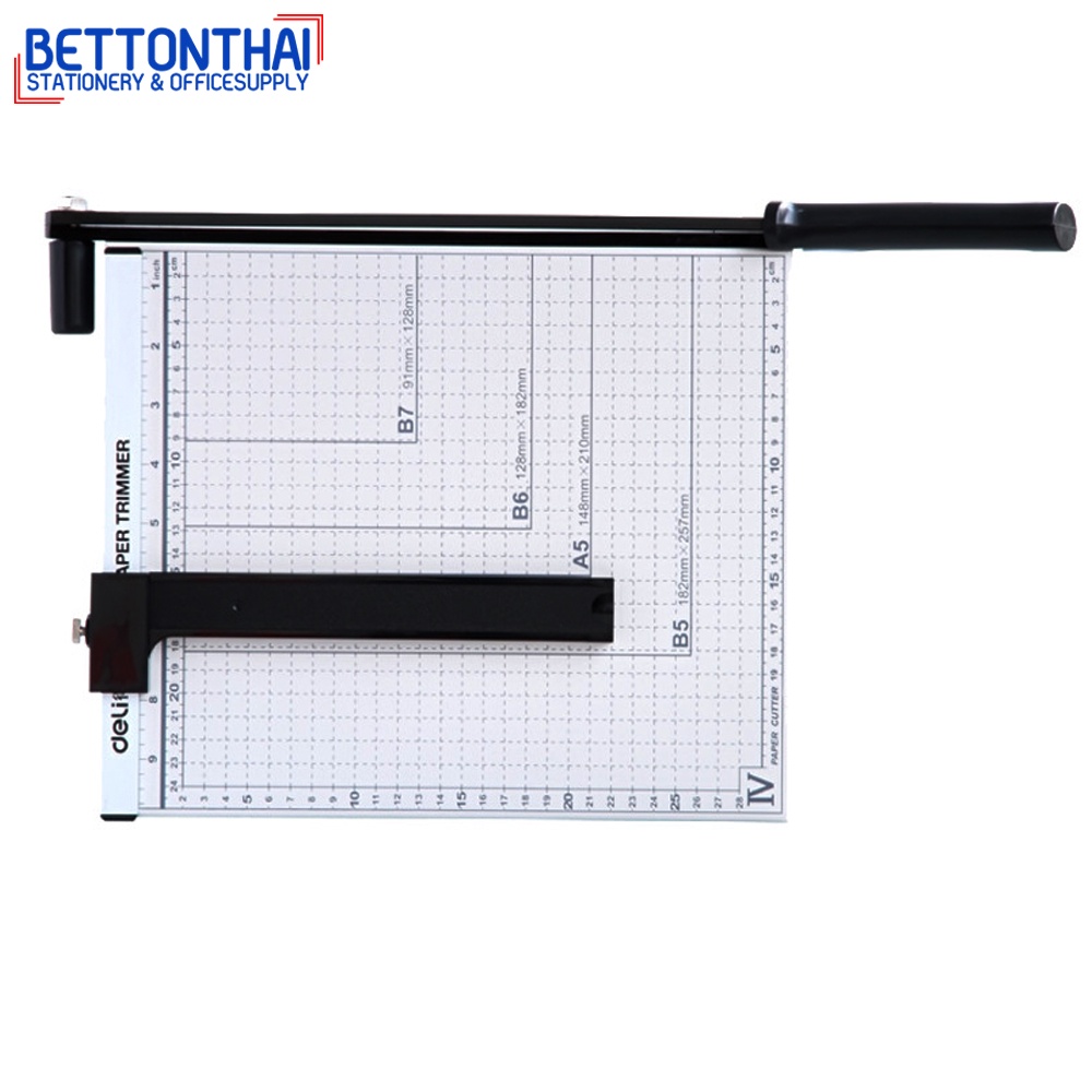 deli-8014-paper-trimmer-a4-แท่นเหล็กตัดกระดาษ-12-แผ่น-ขนาด-a4-320-x-250mm-ยี่ห้อ-deli-แท่นตัดกระดาษ-แท่นตัด-ที่ตัด