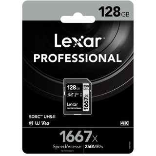 สินค้า Lexar 128GB SDXC Professional 1667x (250MB/s)