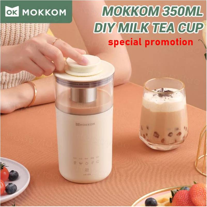 Mokom เครื่องชงชากาแฟไฟฟ้าแบบพกพา เครื่องตีฟองนม เครื่องชงชาอัตโนมัติ ...
