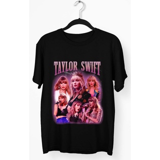 เสื้อยืดสีดำอินเทรนด์เสื้อยืด พิมพ์ลายกราฟฟิค Taylor Swift Vtg Taylor Swift สําหรับผู้ชาย
S M L   XL  XXL