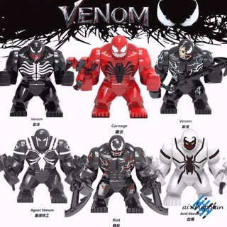 Aird บล็อกตัวต่อเลโก้ Venom Carnage Riot Marvel Super Heroes ขนาดใหญ่ ของเล่นสําหรับเด็ก