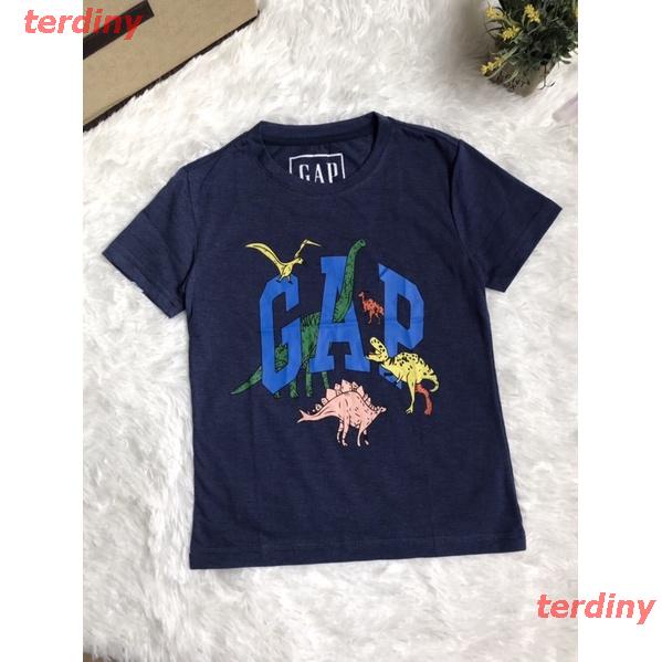 terdiny-เสื้อยืดกีฬา-gap-kids-t-shirt-cotton100-แขนสั้น-sports-t-shirt