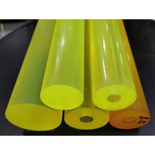 ยูริเทนแท่งกลมตัน กลมกลวง40-60มม.(POLYURETHANE ROUND ROD) PUแท่งตัน โพลียูรีเทนแท่งตัน ยางยูรีเทนแท่งมีรู