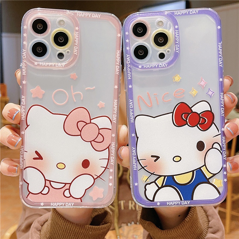 เคสโทรศัพท์มือถือแบบนิ่ม-ใส-ลายเฮลโลคิตตี-สําหรับ-iphone-13-pro-max-12-pro-max-11-pro-max-xs-max-xr-x-6-6s-plus-8-se2-se3-se-2020-2022-7plus-8plus-8-7-plus-12-13-mini