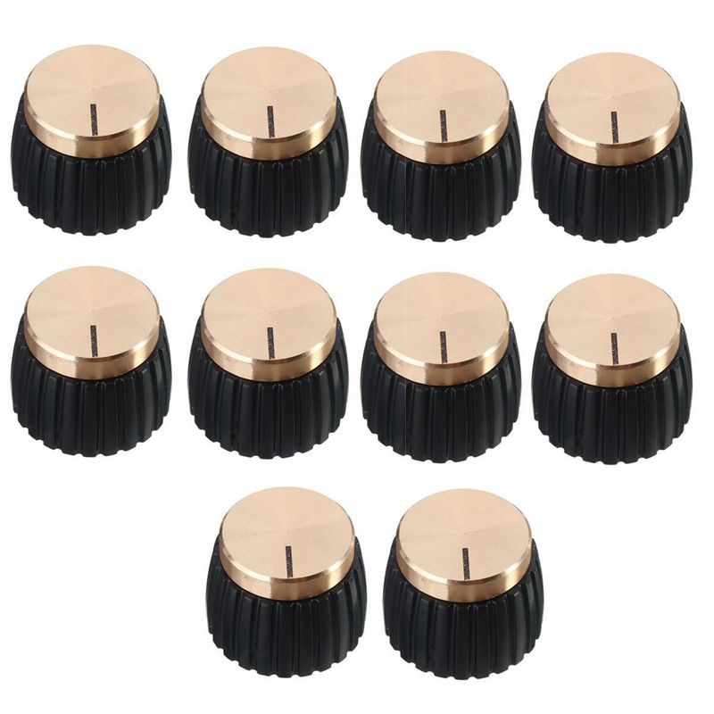 10x-guitar-amp-amplifier-knobs-black-gold-cap-for-marshall-amplifier