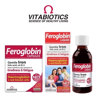 🌟พร้อมส่ง🌟 วิตามินเสริมธาตุเหล็ก Vitabiotics Feroglobin