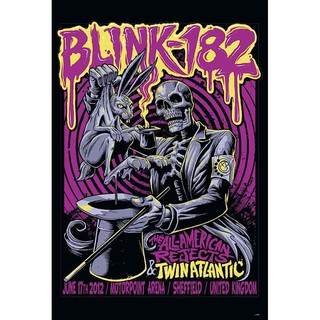 โปสเตอร์ วง ดนตรี Blink-182 บลิงก์-182 ภาพ วงดนตรี โปสเตอร์ติดผนัง โปสเตอร์สวยๆ poster