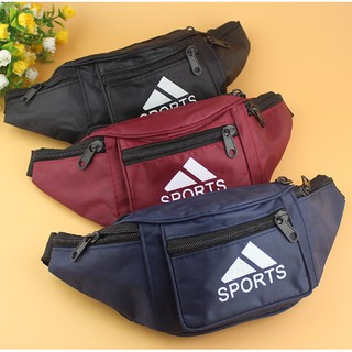 X786 🇹🇭 DDM กระเป๋าคาดเอว SPORT กระเป๋าคาดอก สปอร์ต มี 4 ช่อง กระเป๋าสะพายข้าง Travel Shoulder Bag SPORTS (ส่งจากไทย)