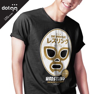 dotdotdot เสื้อยืดผู้ชาย Concept Design ลาย Wrestling (Black)