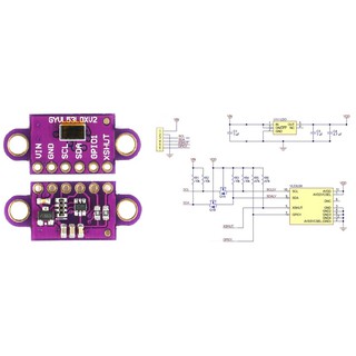 ภาพขนาดย่อของภาพหน้าปกสินค้าGY-VL53L0XV2 ToF I2C IIC Time-of-Flight Distance Measuring Laser Ranging Sensor สําหรับ Arduino จากร้าน prajak_kajchapon บน Shopee ภาพที่ 3