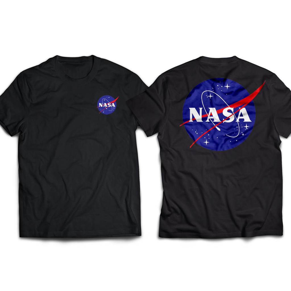 เสื้อยืดโอเวอร์ไซส์ถูกที่สุด-เสื้อยืด-พิมพ์ลายโลโก้-nasa-front-and-blkng-unisexs-3xl