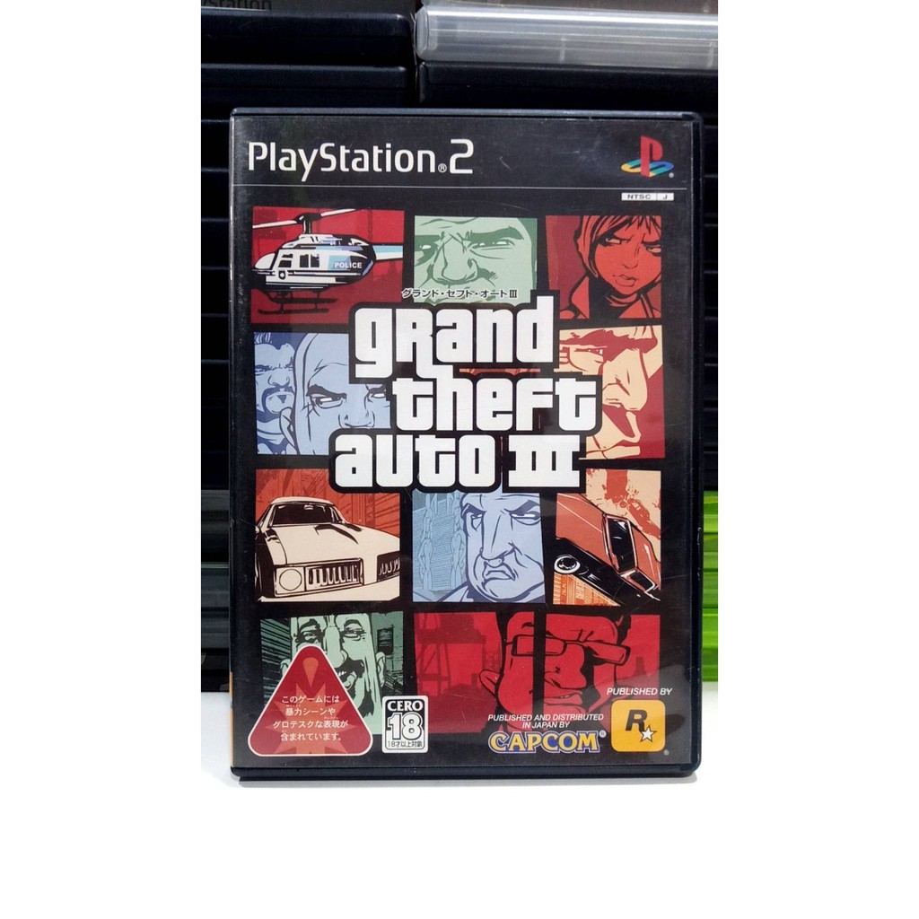 ภาพหน้าปกสินค้าแผ่นแท้  Grand Theft Auto III (Japan) (SLPM-65382  65760  66789) GTA 3