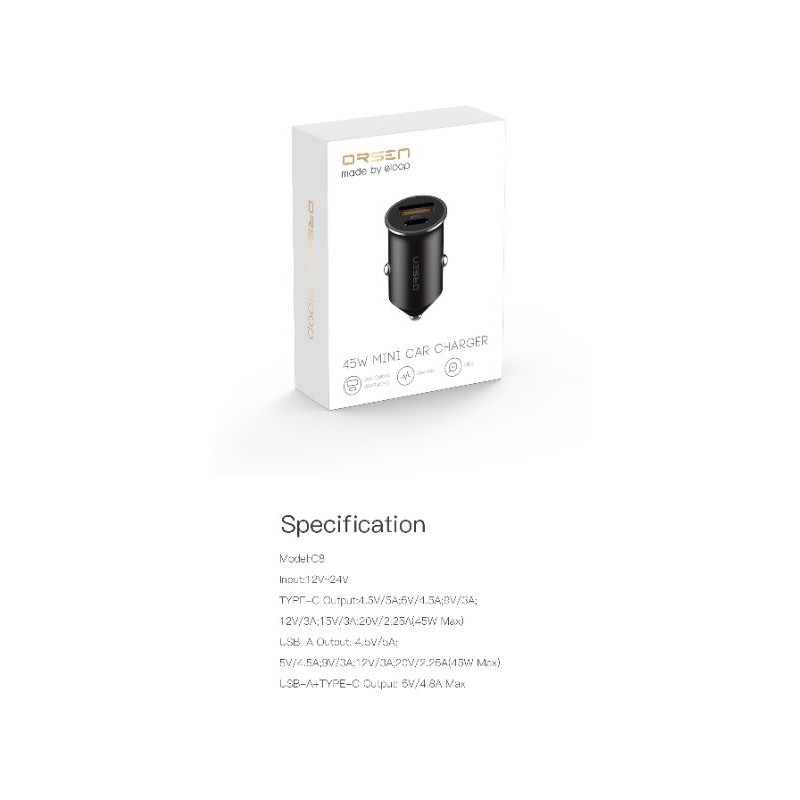 eloop-c8-mini-car-charger-45w-max-ที่ชาร์จในรถ-usb-a-amp-type-c-รองรับ-pd-l-qc-4-0-l-scp-l-fcp