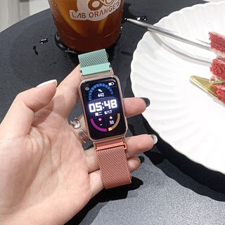 ภาพขนาดย่อของภาพหน้าปกสินค้าสายนาฬิกาข้อมือไล่โทนสี Milanese Loop สําหรับ Huawei Watch จากร้าน moyte.th บน Shopee ภาพที่ 6