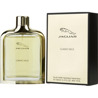 น้ำหอมผู้ชาย จาร์กัว คลาสสิค Jaguar Classic Gold For Men 100 ml น้ำหอมแท้ พร้อมส่ง กล่องซีล ทางร้านไม่มีนโยบายขายของปลอม