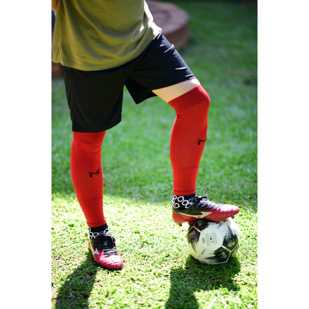 ถุงเท้าตัดข้อ-movic-sock-leg-sleeves-ถุงเท้าฟุตบอล-มีหลายหลายสี-ดำ-ขาว-แดง-น้ำเงิน-เหลือง
