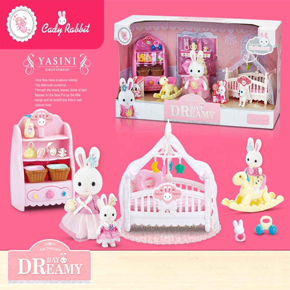 ภาพสินค้าบ้านตุ๊กตา Yasini Series Bay Dreamy เฟอร์นิเจอร์สำหรับบ้านตุ๊กตากระต่าย ของเล่นเด็ก จากร้าน zantatoys บน Shopee ภาพที่ 1