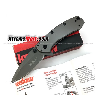 ภาพหน้าปกสินค้ามีดพับ Kershaw 1555TI Stainless Steel Survival Folding Knife (small) ที่เกี่ยวข้อง