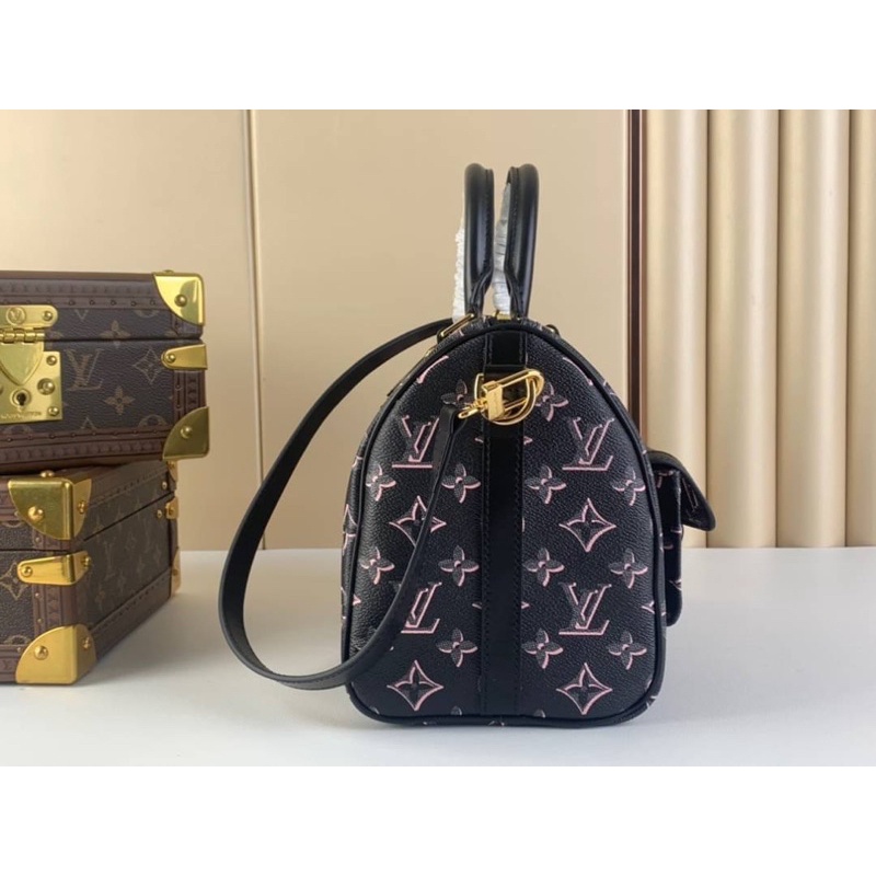 กระเป๋าแบรนด์เนม-กระเป๋าสะพายพร้อมส่ง-new-louis-vuitton-speedy-bandouliere-เทพ