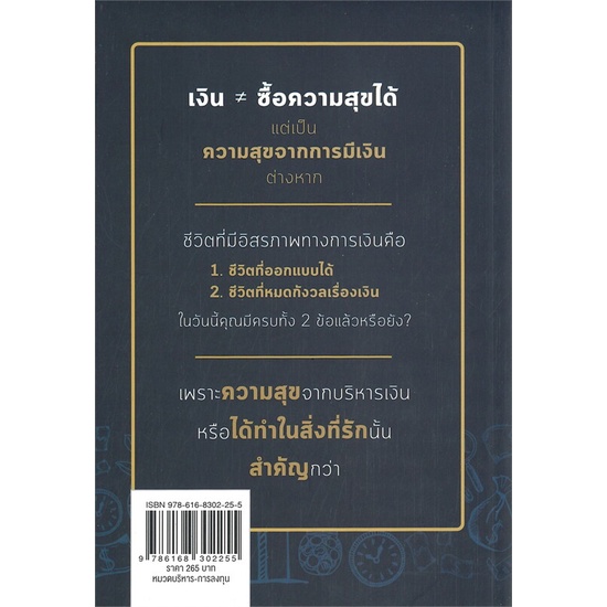 หนังสือ-บทเรียนคุณค่าความสุขและการลงทุน