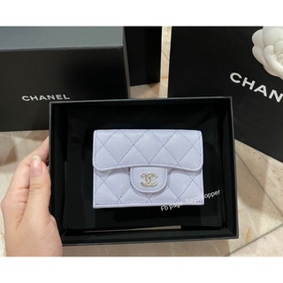 New‼️ Chanel​ 3พับ​ ม่วง​ มือ1ของแท้​💯