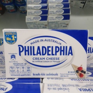 สินค้า ecook​ ฉลากใหม่​ สีขาว ฟิลาเดลเฟีย ครีมชีส 250g philadelphia cream cheese