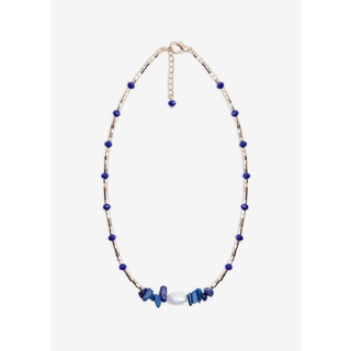 Absolute siam - Lapis Lazuli & Pearl Necklace - Revival (The wonder room)