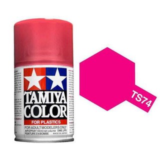 Tamiya Spray Color สีสเปร์ยทามิย่า TS-74 CLEAR RED 100ML