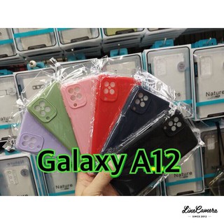Case GalaxyA12***พร้อมส่งในไทย***เคสTPU​นิ่ม​สีพาสเทลคลุมกล้อง For​ Samsung Galaxy A12(5G)