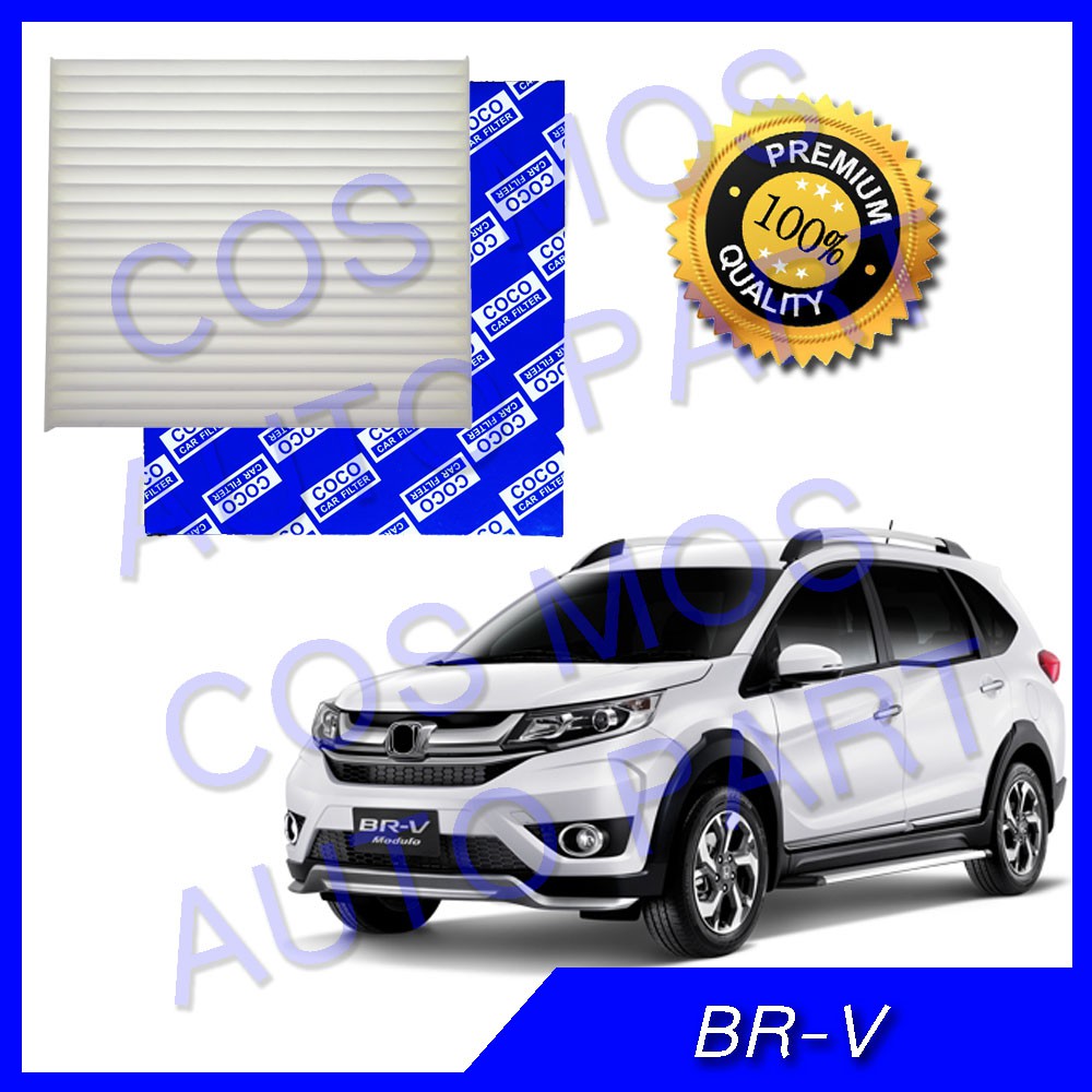 กรองแอร์ filter ฟิลเตอร์ แอร์ รถยนต์ HONDA ฮอนด้า BRV บีอาวี | Shopee ...