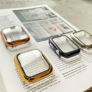 ภาพหน้าปกสินค้าเคส Smart  Watch รุ่ง 7 6 5 4   Hard Case Full screen บางเพียง 0.8 มิล มขนาด 40mm 44mm 41mm 45mm ซึ่งคุณอาจชอบราคาและรีวิวของสินค้านี้