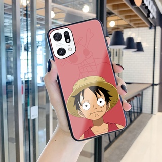 เคสโทรศัพท์มือถือกระจกนิรภัย กันกระแทก ลายอนิเมะ One Piece Luffy Zoro สําหรับ Realme 9i 8i 9pro Plus 9 8 7 6 5 Pro 7i 6pro 5i 5s C17 C3