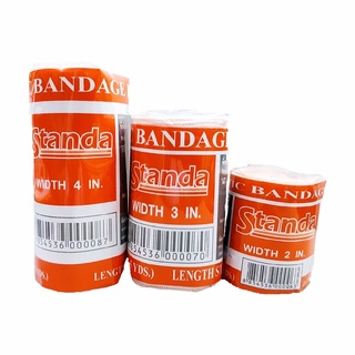ผ้ายืดพันเคล็ด Elastic Bandage เคล็ด ขัด ยอก ผ้ายืดพันเคล็ด ผ้ายืดยาว 5 หลา ตะขอเกี่ยว