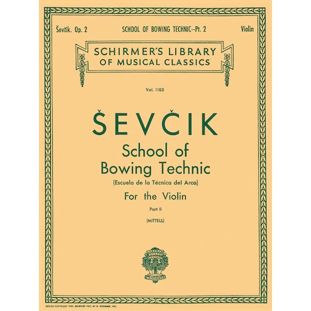 Sevcik School of Bowing Technics, Op. 2 – Book 2 | Shopee Thailand